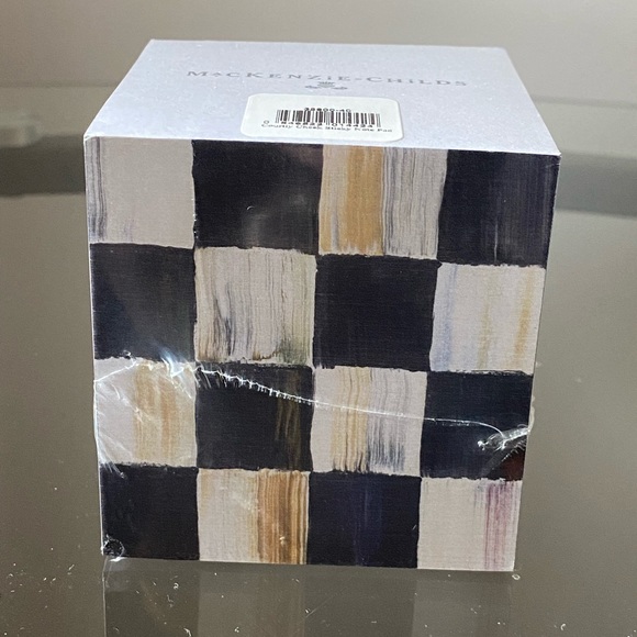 MacKenzie-Childs Courtly Check Sticky Note Pad Cube - NEW - Picture 4 of 6